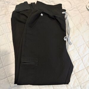 Figs Black High Waisted Zamora Jogger